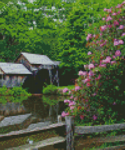 Mabry Mill Diamond Painting