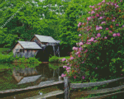 Mabry Mill Diamond Painting