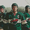 Minnesota Wild Hockey Players Diamond Painting