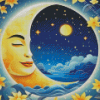 Night Moon And Sun Diamond Painting