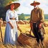 Old Farmers Couple Diamond Painting