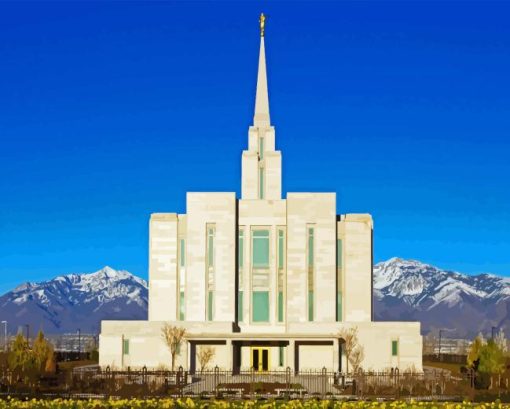 Oquirrh Temple Diamond Painting