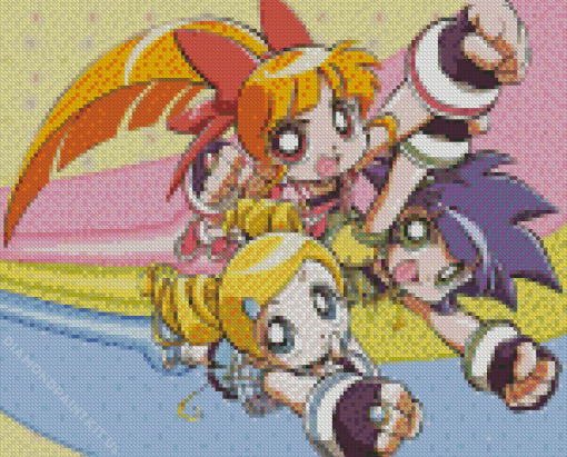 Powerpuff Girls Z Diamond Painting