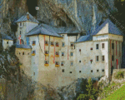 Predjama Castle Diamond Painting