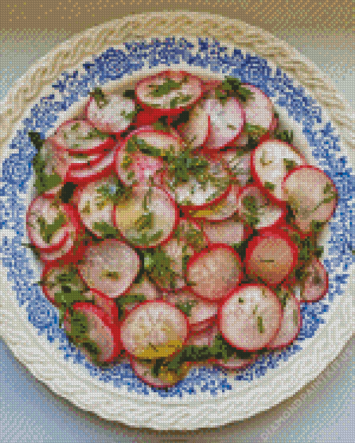 Radish Salad Diamond Paintings