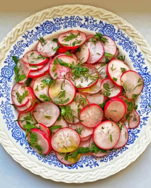 Radish Salad Diamond Paintings