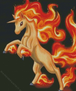 Rapidash Diamond Painting