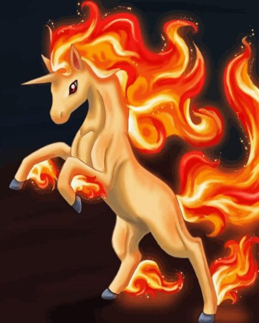 Rapidash Diamond Painting