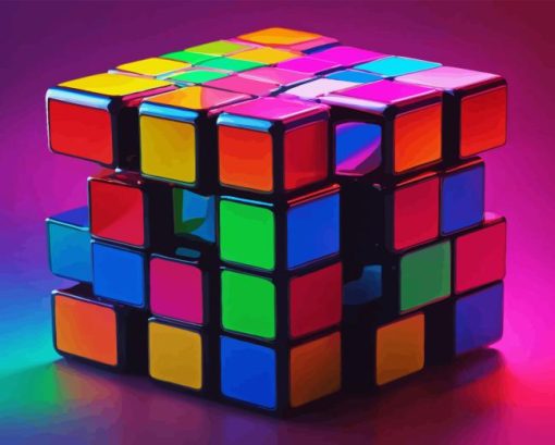 Rubiks Cube Diamond Paintings