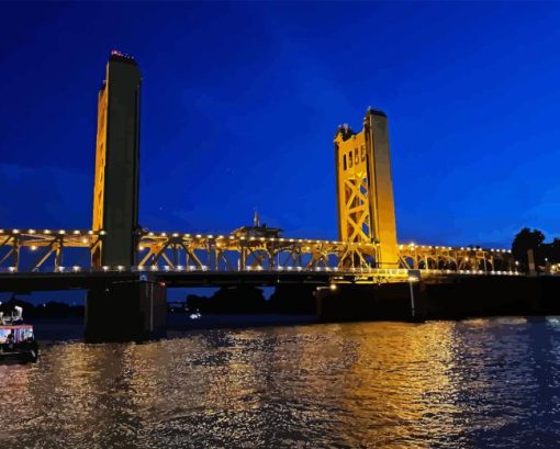 Sacramento Bridge Diamond Paintings