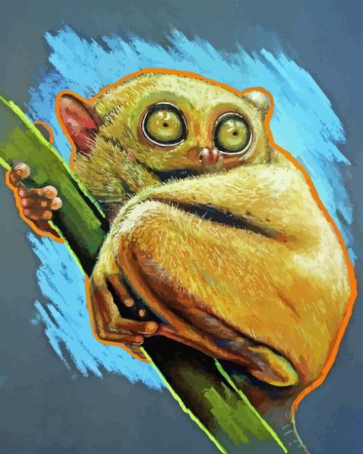 Tarsier Art Diamond Painting