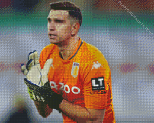 The Goalkeeper Emi Martinez Diamond Painting