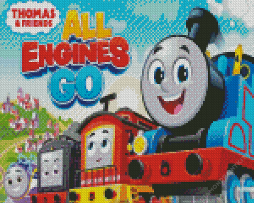 Thomas and Friends Diamond Painting