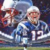 Tom Brady Patriot Diamond Painting