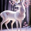 Deer Floral Antlers Diamond Paintings
