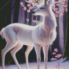 Deer Floral Antlers Diamond Paintings