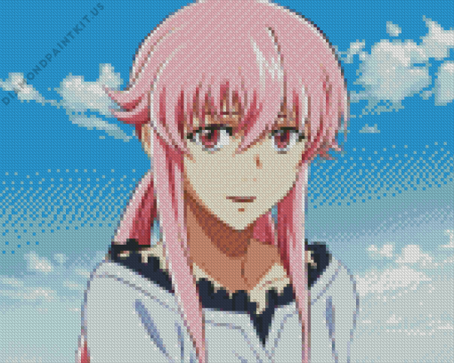 Yuno Gasai Diamond Painting