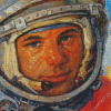 Yuri Gagarin Diamond Painting