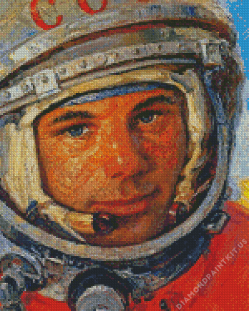 Yuri Gagarin Diamond Painting