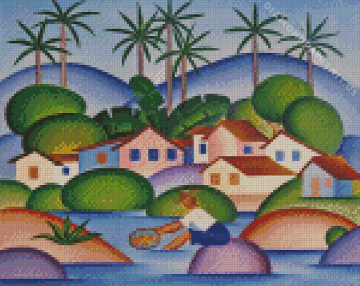 An Angler Tarsila Do Amaral Diamond Painting