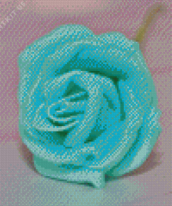 Aqua Flower Diamond Painting