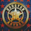 Baseball Astros Logo Diamond Painting