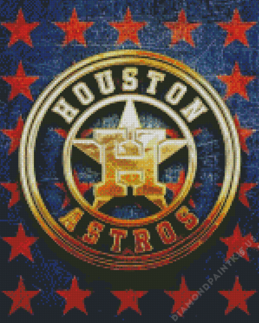 Baseball Astros Logo Diamond Painting