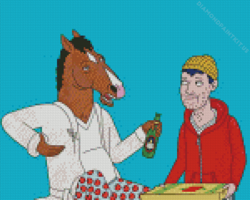 Bojack and Todd Diamond Paintings