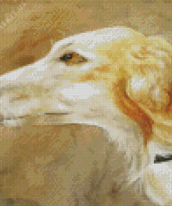 Borzoi Dog Diamond Painting