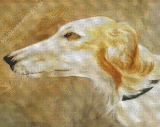 Borzoi Dog Diamond Painting