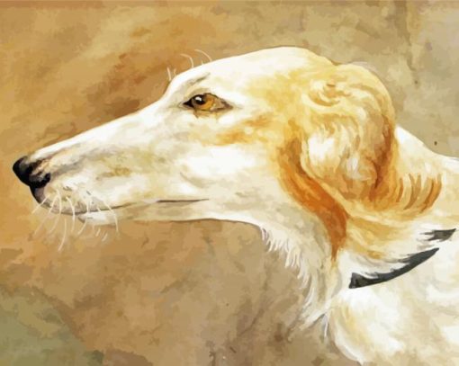 Borzoi Dog Diamond Painting