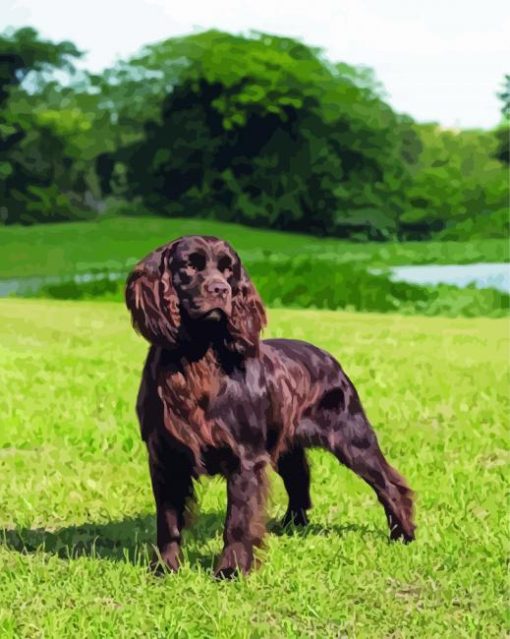 Boykin Spaniel Dog Diamond Painting