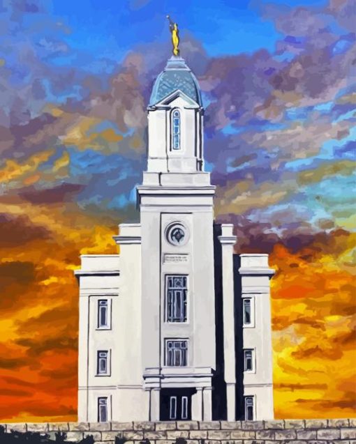 Cedar City Temple Diamond Paintings