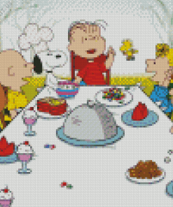 Charlie Brown Thanksgiving Diamond Paintings