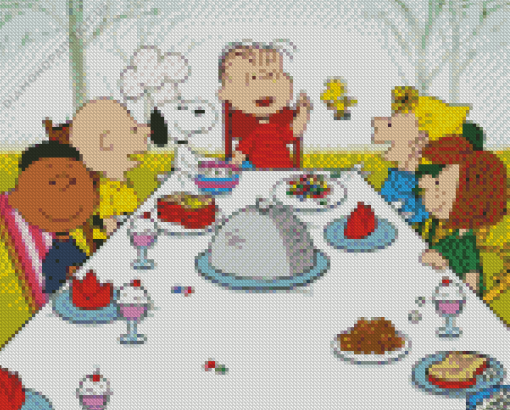 Charlie Brown Thanksgiving Diamond Paintings