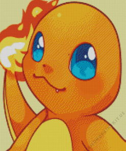 Charmander Diamond Painting