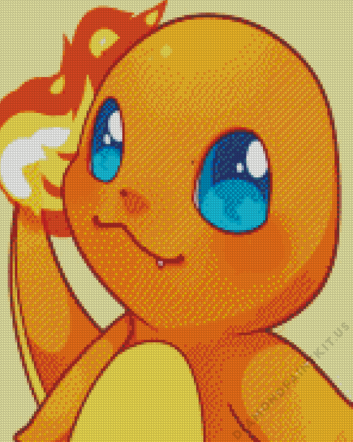 Charmander Diamond Painting