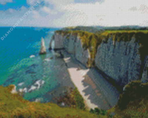 Cliffs of Dover Etretat Diamond Painting