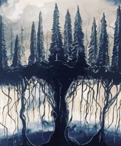 Fantasy Dark Forest Diamond Painting