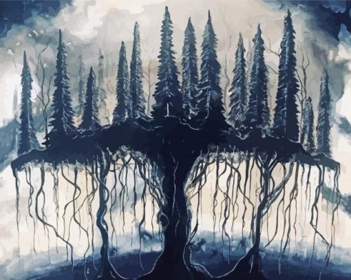 Fantasy Dark Forest Diamond Painting