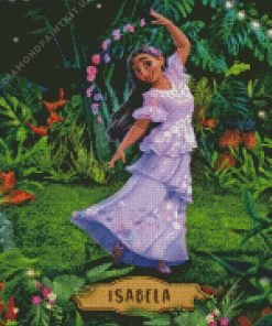 Isabela Madrigal Encanto Character Diamond Painting