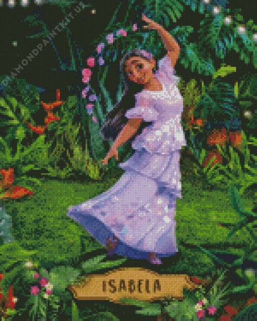 Isabela Madrigal Encanto Character Diamond Painting