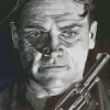 James Cagney With Gun Art Diamond Painting