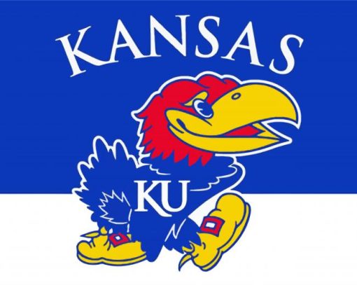 Kansas Jayhawks Team Logo Diamond Painting