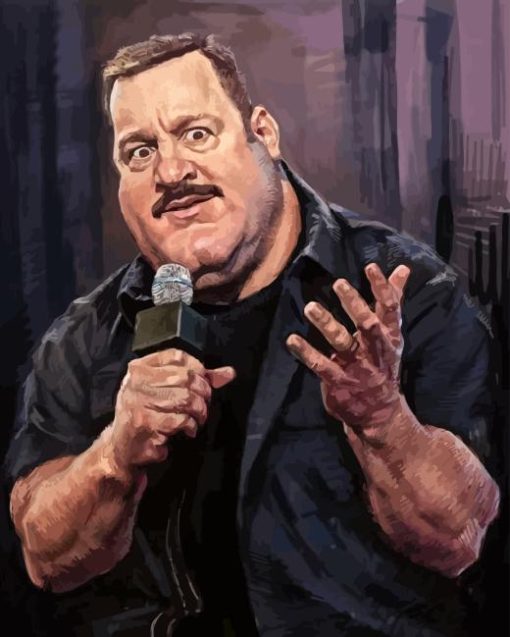 Kevin James Caricature Diamond Paintings