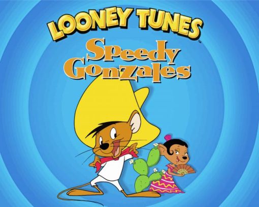 Looney Tunes Speedy Gonzales Poster Diamond Painting