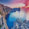 Majorca Island At Sunset Diamond Painting