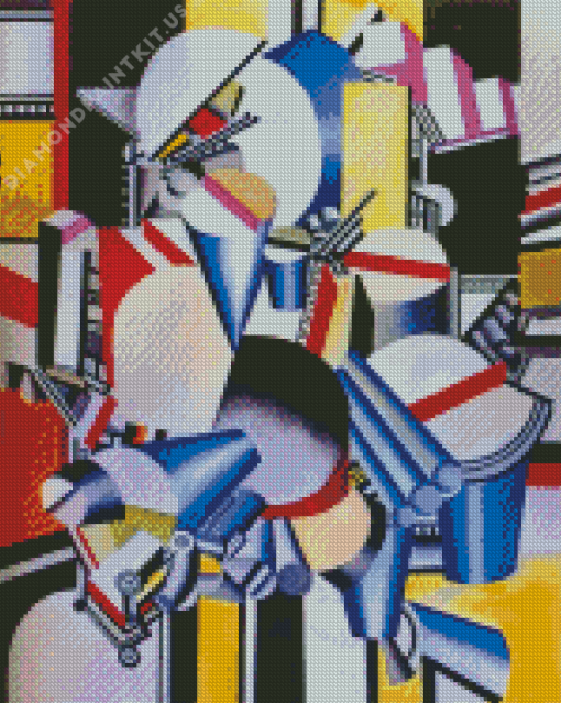 Mechanical Compositions by Leger Diamond Painting