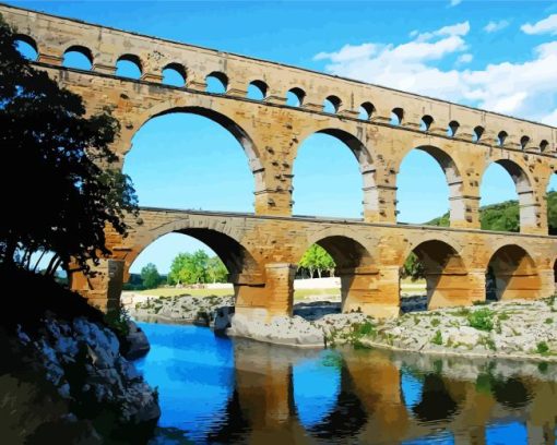 Nimes Pont Du Gard Diamond Paintings