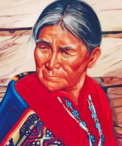 Old Navajo Woman Diamond Painting